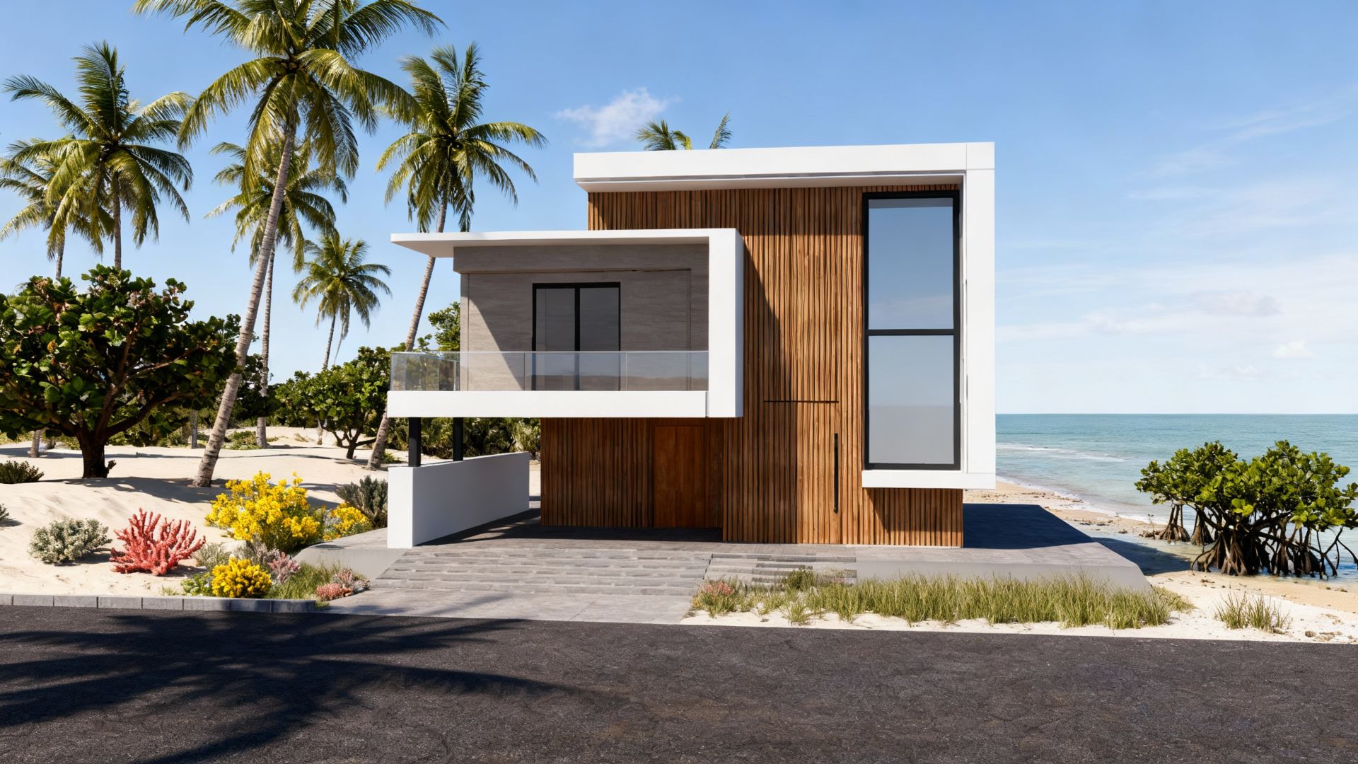 AI Coastal Rendering